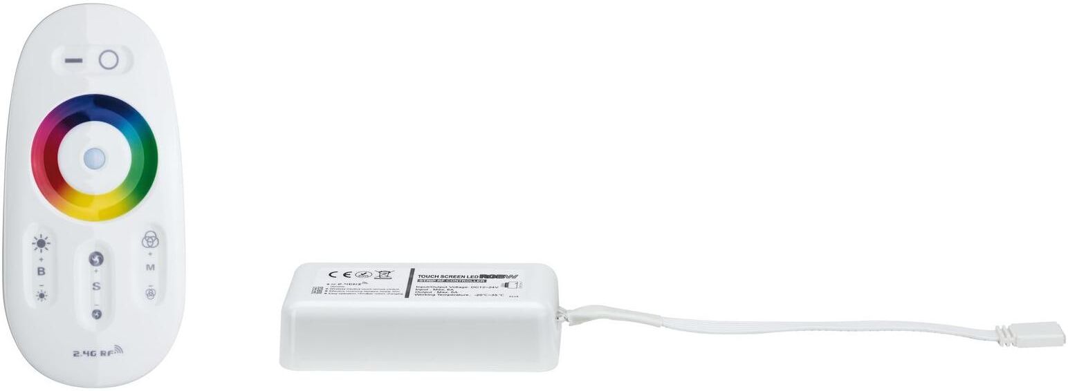 Smart-Home-Steuerelement PAULMANN "MaxLED, ink", weiss (weiß), B:110cm H:20cm T:53cm, Smart-Home-Stationen, Smart-Home-Steuerelement weiß Einheitsgröße