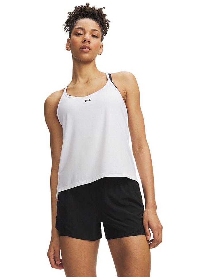 Under Armour Trainingstop in Weiß - XL