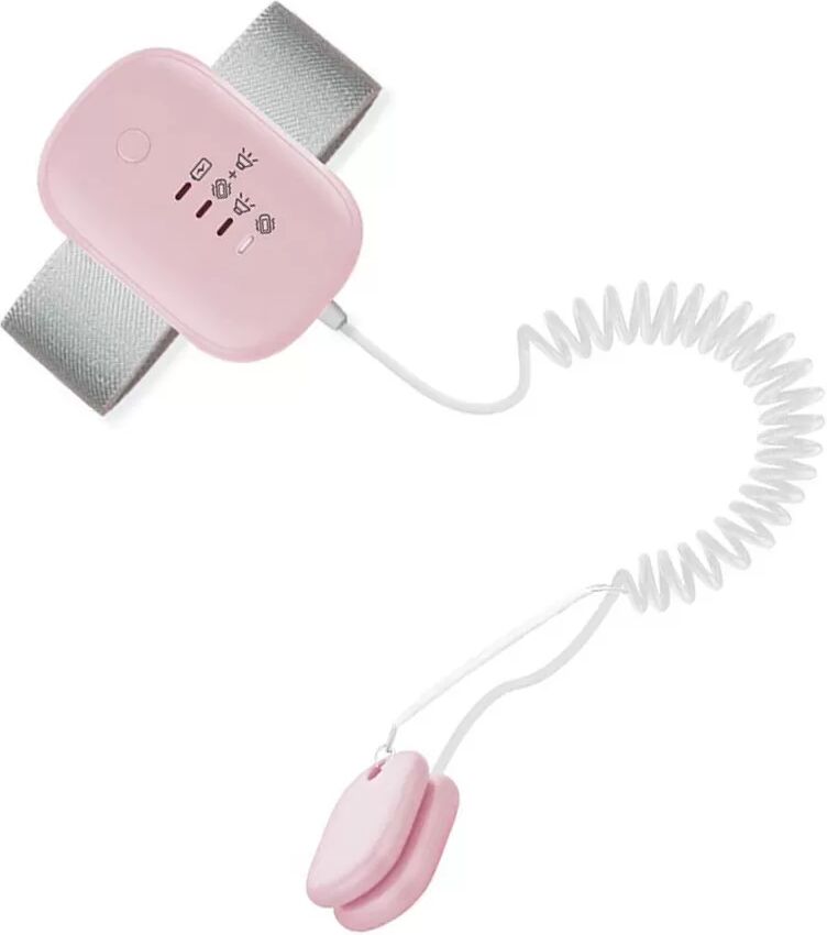 INF Bettnässer-Alarm - Kabelgebundener Magnetischer Clip für Erwachsene und Kinder Rosa