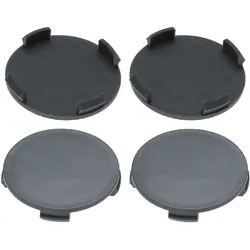 4 Nabenkappen Ø 55,5 mm - 55,0 mm / rund flach / Klebefläche
