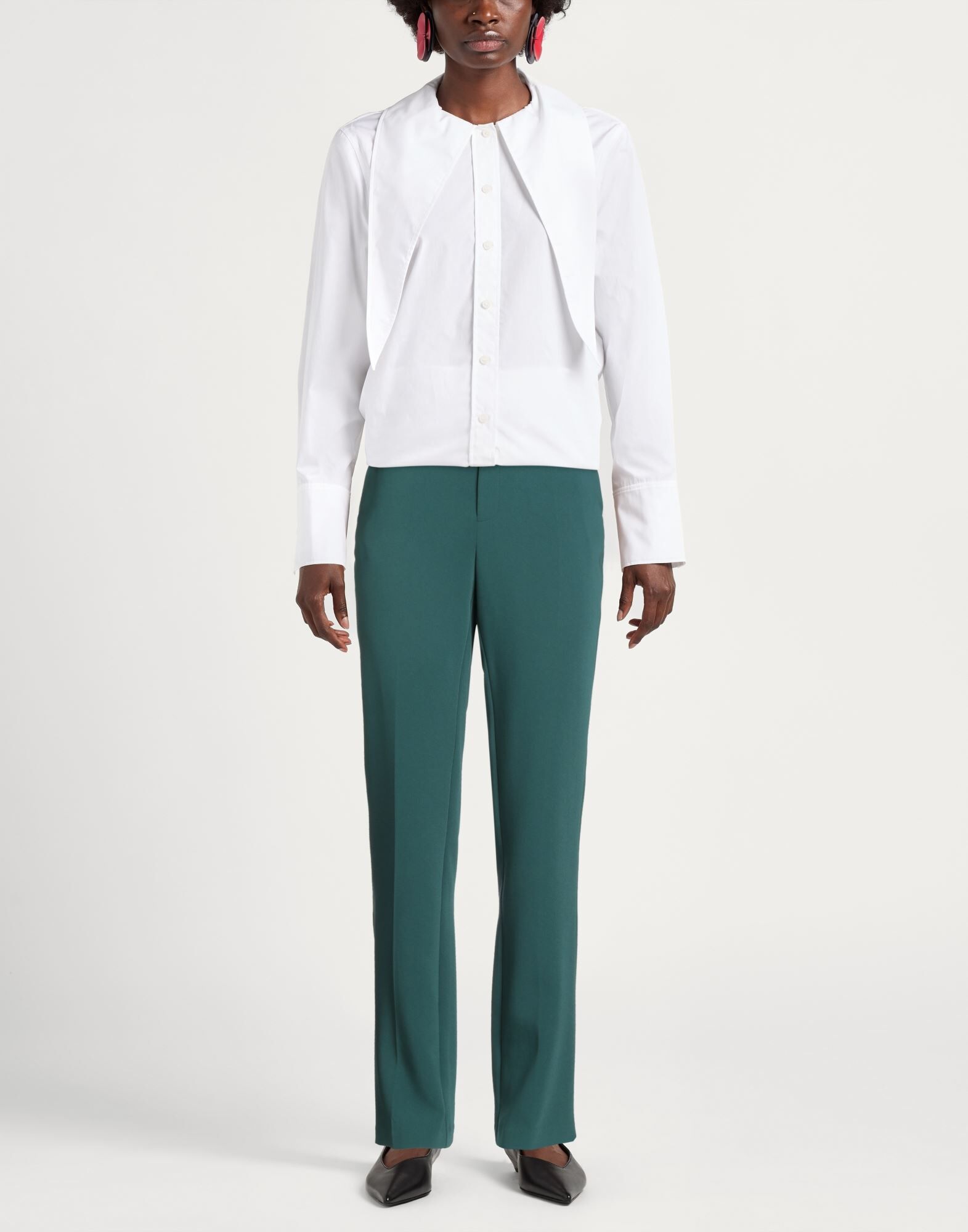 Cinq À Sept Pantalones Mujer Verde 38 Mujer