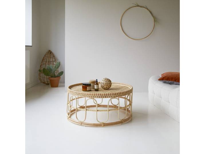 Couchtisch aus Rattan Samson Vintage Rattan - Natur - rattan