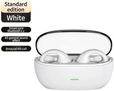 Uplifted Trends Wireless Earbuds Transparency Mode TWS Headphones white