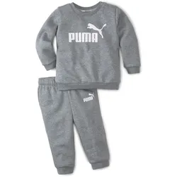 PUMA Minicats ESS Crew Baby-Jogginganzug medium gray heather 68