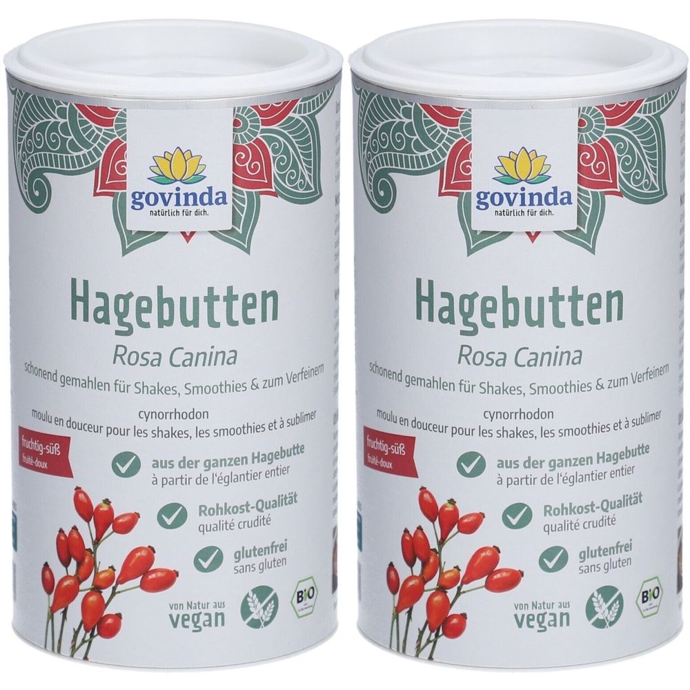 Govinda Hagebuttenpulver x2 2x220 g Pulver