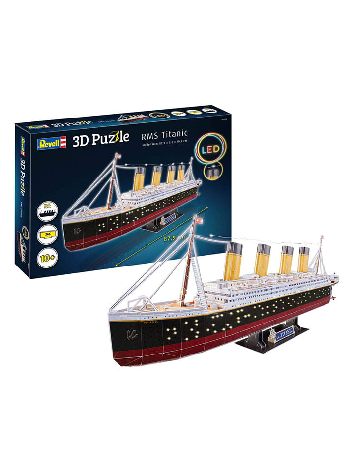 Revell 266tlg. 3D-Puzzle "RMS Titanic - LED Edition" - ab 10 Jahren - onesize