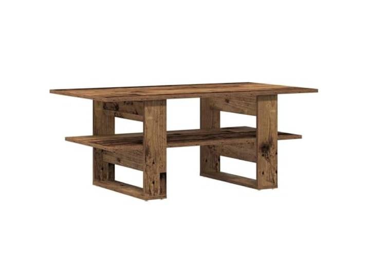 Heofavd Couchtisch Altholz-Optik 102x55x42 cm Holzwerkstoff mit Ablage