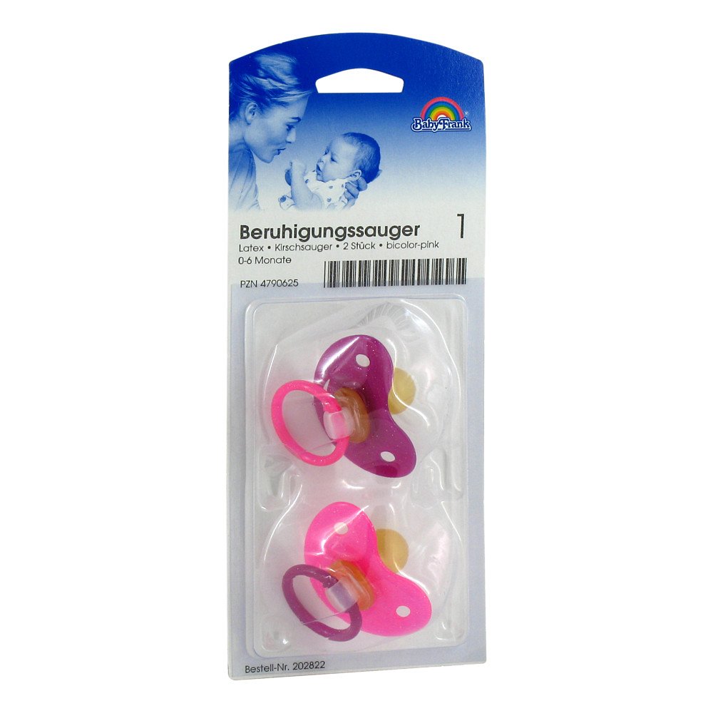 Büttner-Frank GmbH Beruhigungssauger Kirsche Lat.0-6 M.bicol.pink 04790625