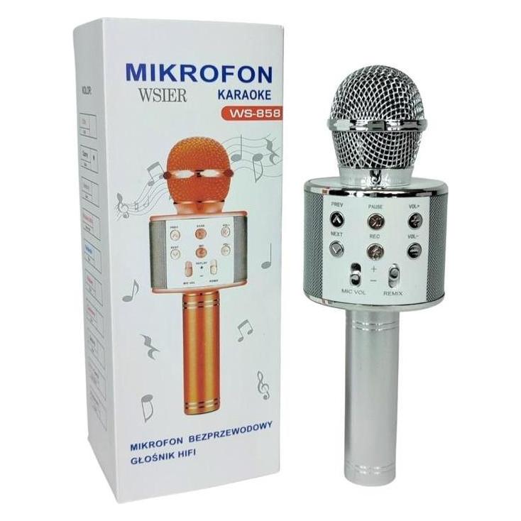 K&K & K Toy Mikrofon JYWK369-2 Silber (504528)