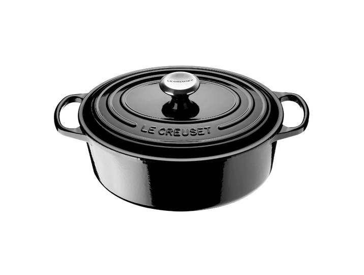 Le Creuset Le Creuset Signature Bräter oval 4,1 l Schwarz