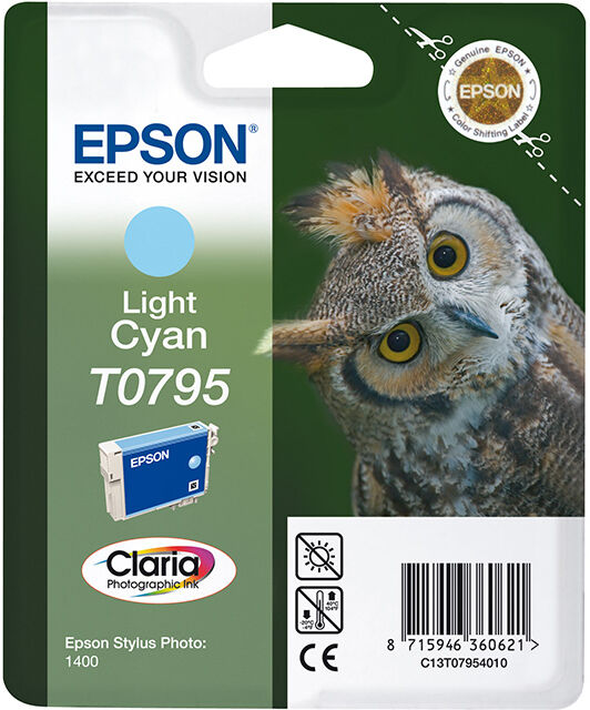 TINTEIRO EPSON T0795 CYAN CLARO