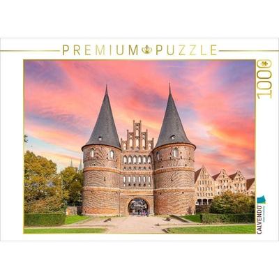 CALVENDO Puzzle Museum Holstentor | 1000 Teile Lege-Größe 64x48cm Foto-Puzzle für glückliche Stunden
