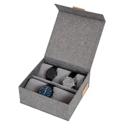 LOVE !T STORE !T Uhrenbox Premium 16,5 x 16,5 x 7 cm, grau