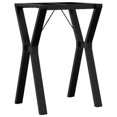 Helloshop26 - Esstischbeine Y-Gestell 50 x 40 x 73 cm stabil und robust Industrie-Stil schwarzer Stahl