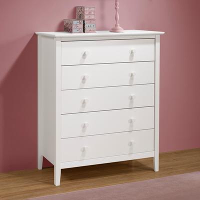 Taylor & Olive Snowberry 5-drawer Pine Wood Tall Storage Dresser