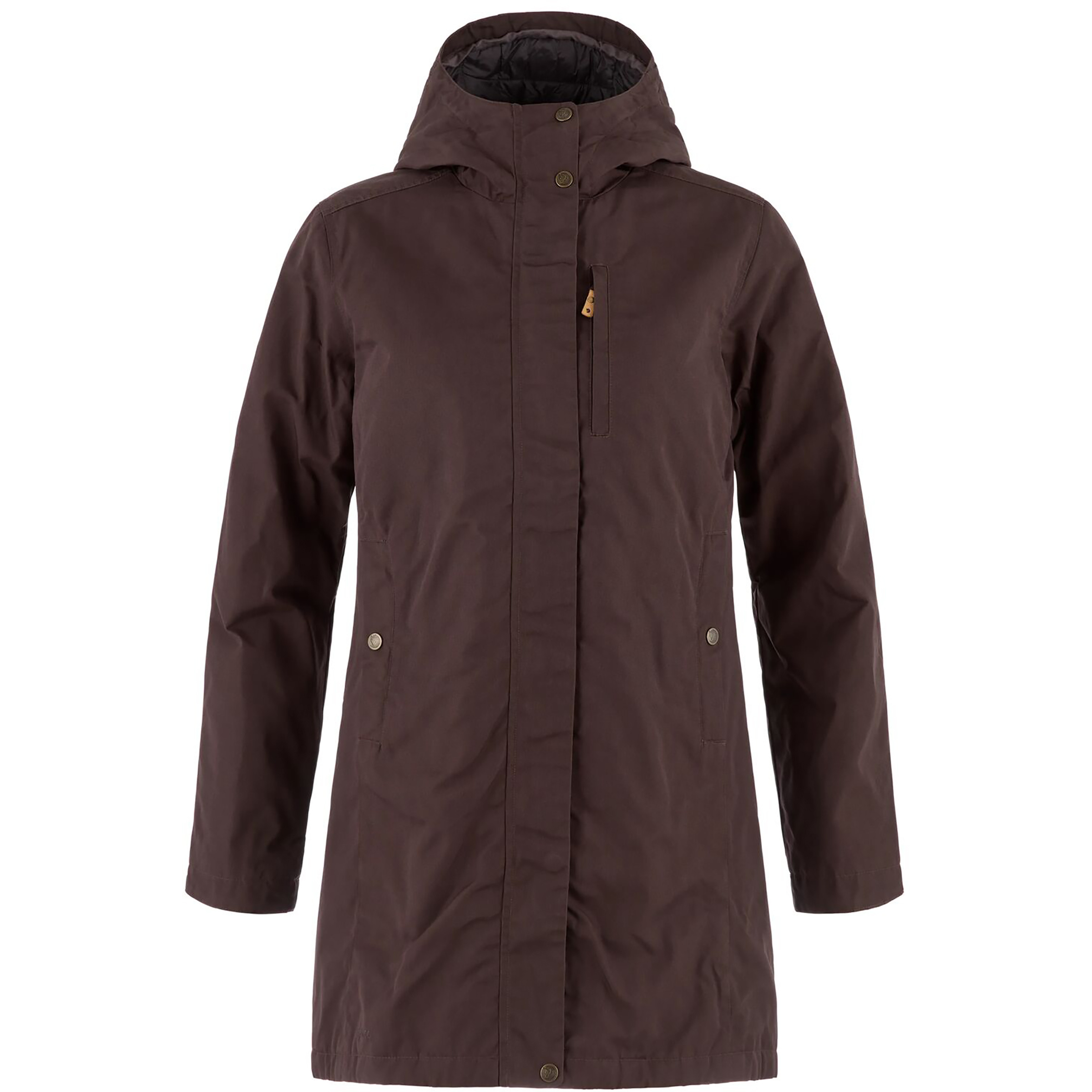 Fjällräven Kiruna Padded Mantel Damen Winterjacke schwarz Größe S Trekking Widerstandsfähig Wasserabweisend