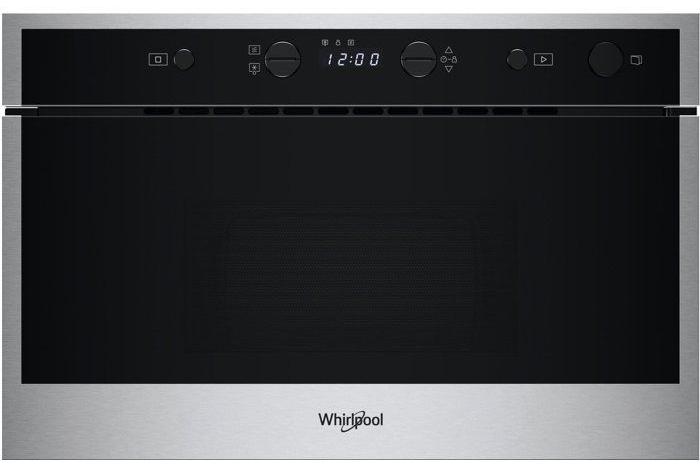 Whirlpool WMN461BXF, Integriert, Solo-Mikrowelle, 22 l, 750 W, Eingebautes Display, Tasten
