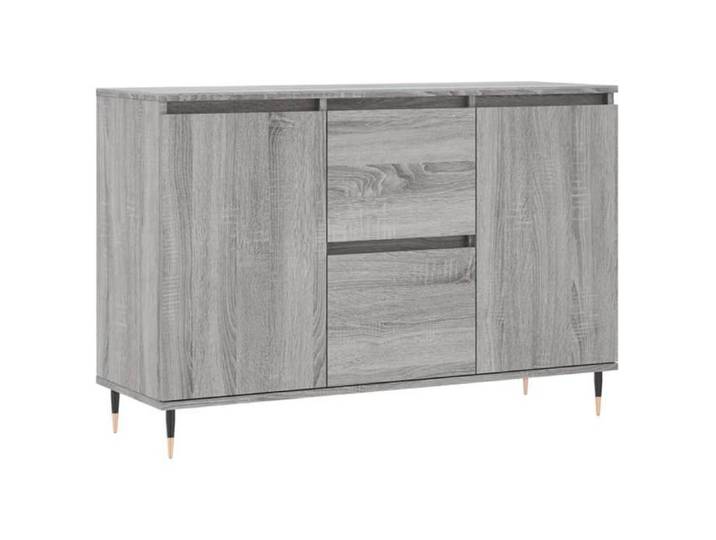 Buffet bas armoire commode Buffet sonoma gris 104x35x70cm bois d'ingénierie 5227532 FrenchDays