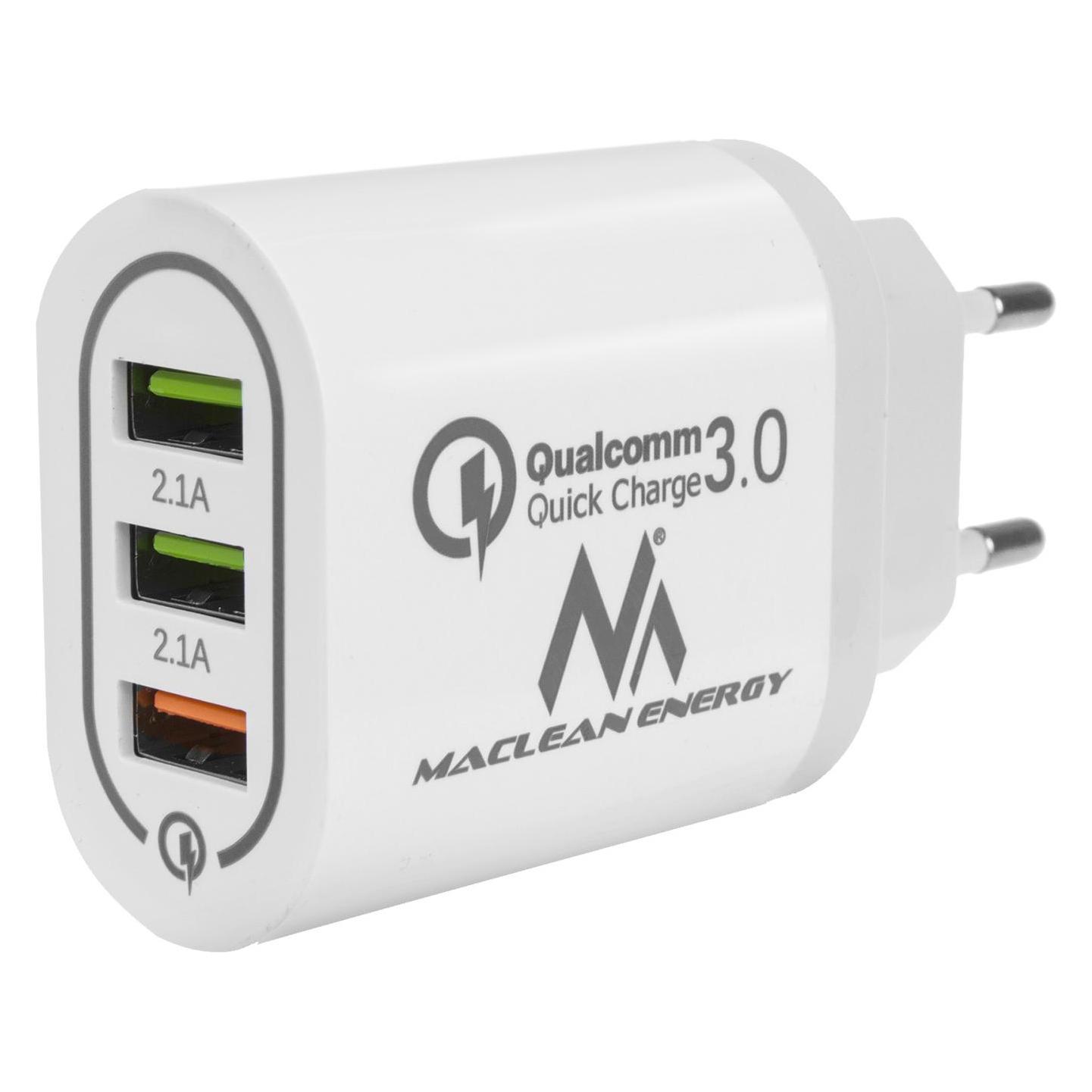 Maclean MCE479 - (25 W, 3 Ports) (MCE479 W)