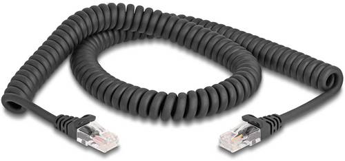 Delock 87993 RJ45 Patchkabel CAT 5e 2.00m Schwarz 1St.