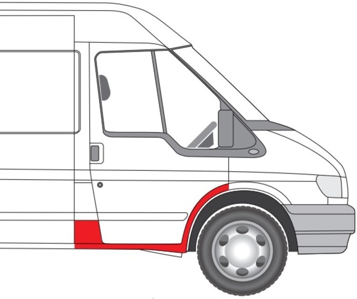 Einstiegblech BLIC 6505-06-2509054P, Rechts