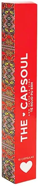 The Capsoul Cápsulas Té Rojo Pu Erh 10 Caps