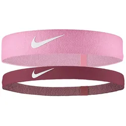 2er Pack NIKE Flex Headband Damen 664 - pink rise/pink smoke/white