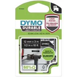 Dymo, Beschriftungsband, Schriftbandkassette (Weiss, Schwarz)
