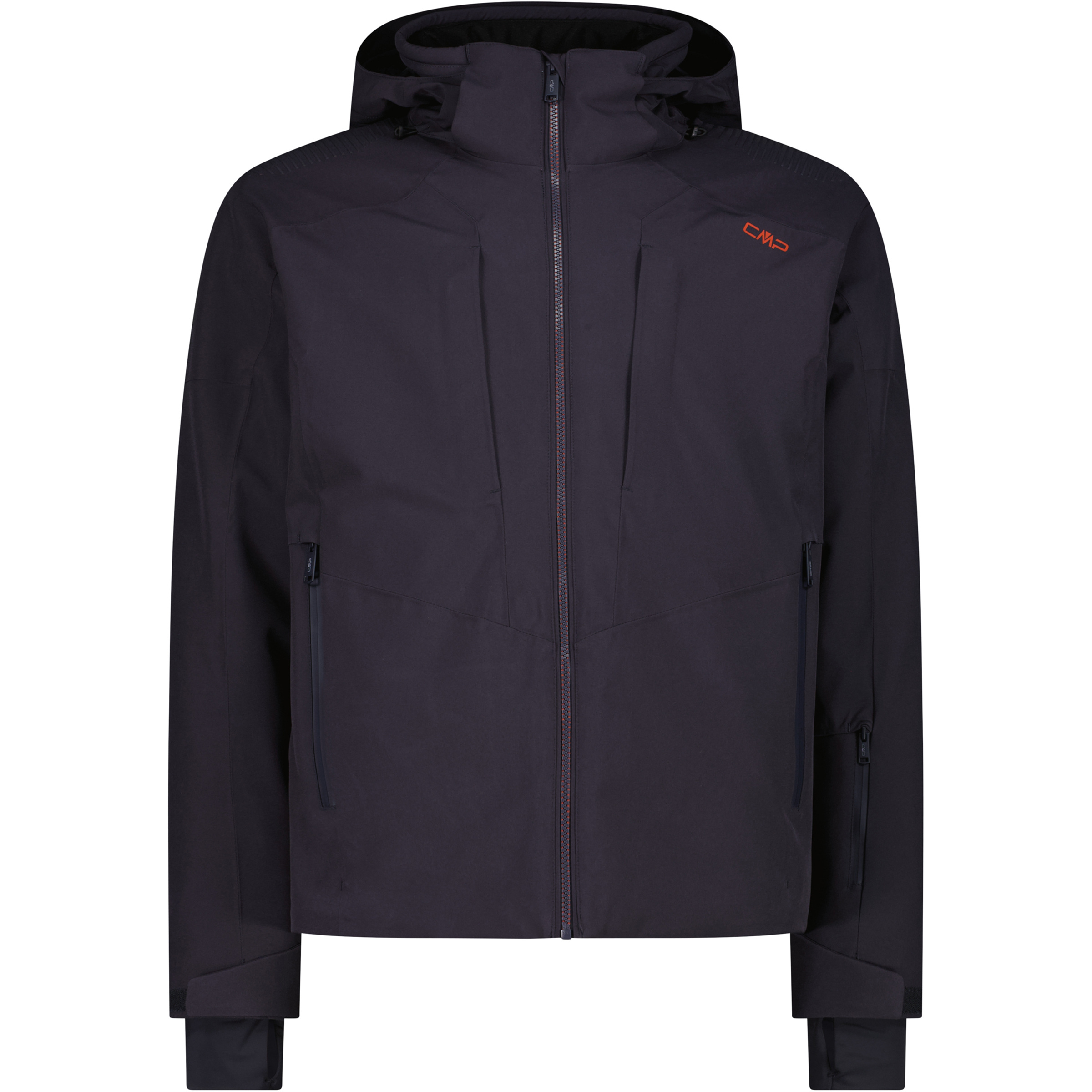 CMP Zip Herren Kunstfaserjacke schwarz Größe M Skifahren