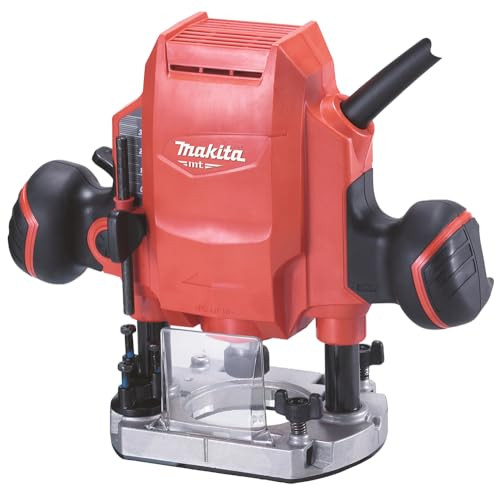 Makita bovenfrees 900 W, zwart, blauw, zilver