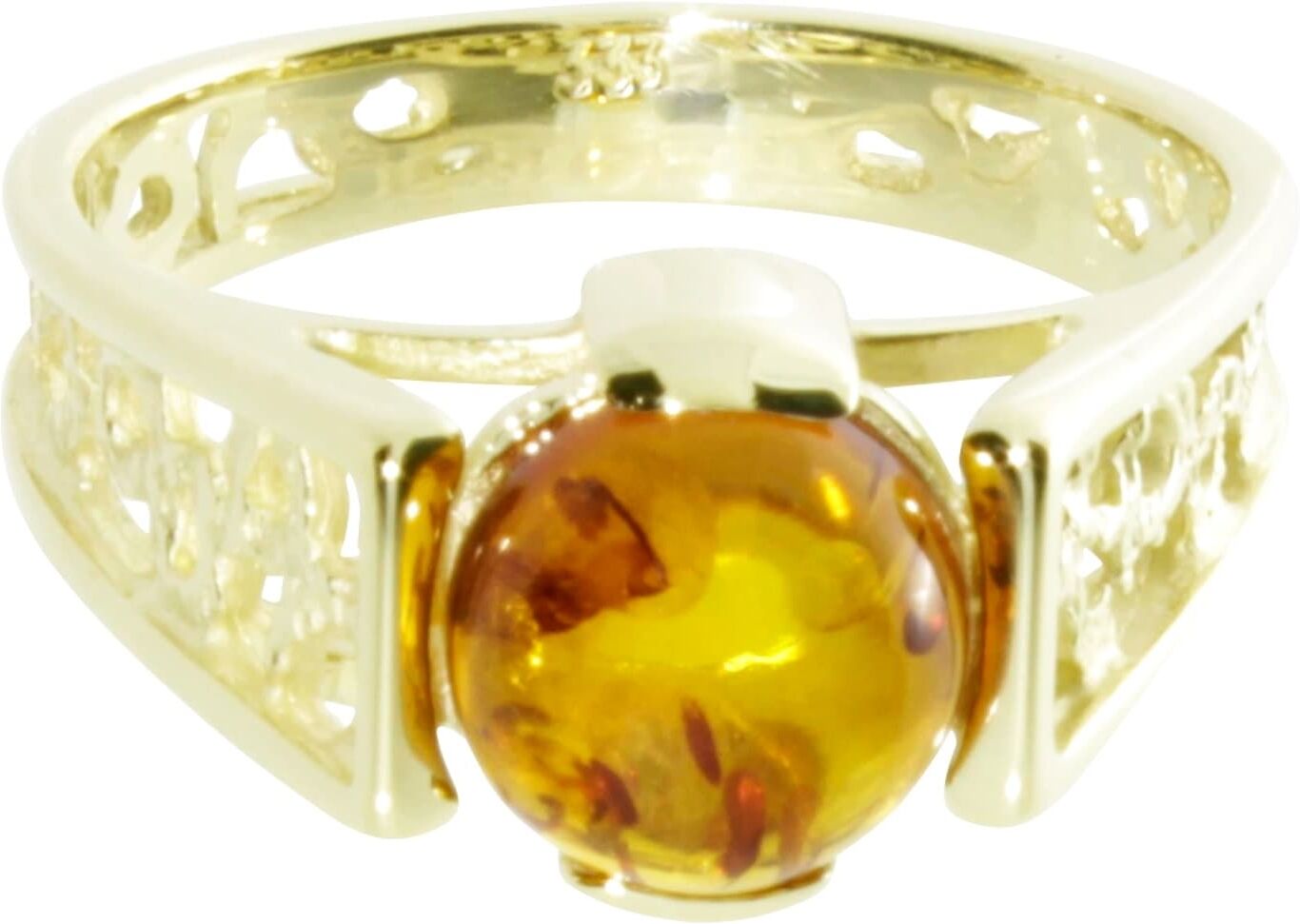 Fingerring OSTSEE-SCHMUCK "Ostsee-Schmuck Ring Kiruna Ring Kiruna" Gr. 58, gold (weiß, neutral), Fingerringe, Damen, 58 (18,5), Gelbgold 333, Fingerring
