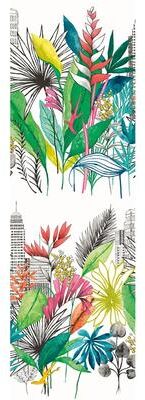 OhPopsi Sierra Multicolor Urban Tropic Wallpaper