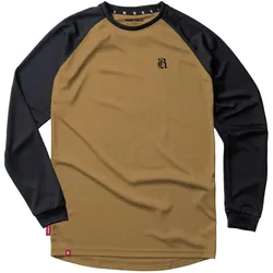 Loose Riders, Herren, Velotrikot, Ess. L/S Trikot (L), Braun, L