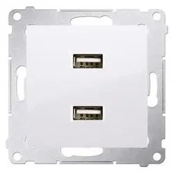 Kontakt DC2USB.01/11 (2 Ports), USB Ladegerät, Weiss