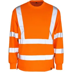 Warnschutz Sweatshirt "MELITA" Safe Classic - M - fluororange