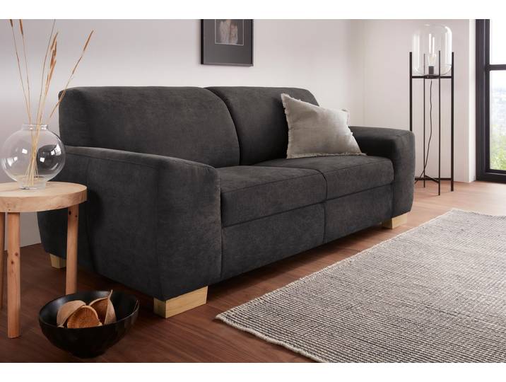 2-Sitzer DOMO COLLECTION Incanto, kubisch & zeitlos, Breite 200cm, bequem, flache Armlehnen , braun (espresso), B:200cm H:81cm T:89cm, Sofas, 2-Sitzer