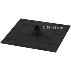 SIGA Fentrim Manschette schwarz Durchmesser 15-22mm, für Leerrohr