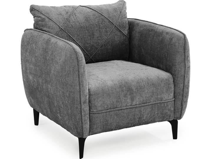 Sessel Novara Chenille grau