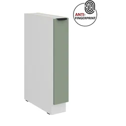 Küchen Unterschrank Schrankauszug 15 Küche ARIA Aquamarin matt Anti Fingerprint