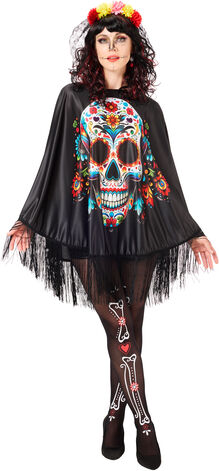 buttinette Poncho "La Catrina" für Damen