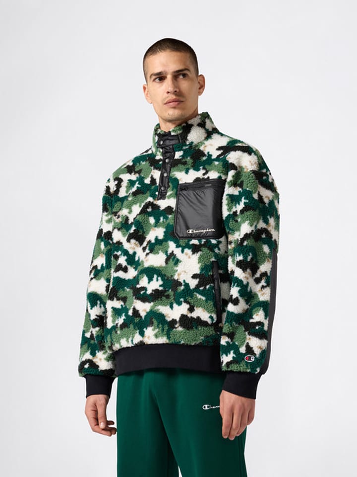 Champion Fleecepullover in Bunt - L