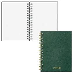 Brunnen Notizbuch »Premium Wire« 192 Seiten grün, 14.8x21 cm