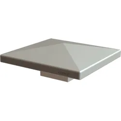 OSMO Pfostenkappe Dach für Aluminium-Pfosten 9x9 Aluminium