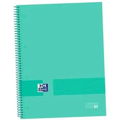 Oxford, Heft + Block, Notizbuch &YOU Minze A4 80 Blatt 5 Stück (A4, Gepunktet, Harter Einband)