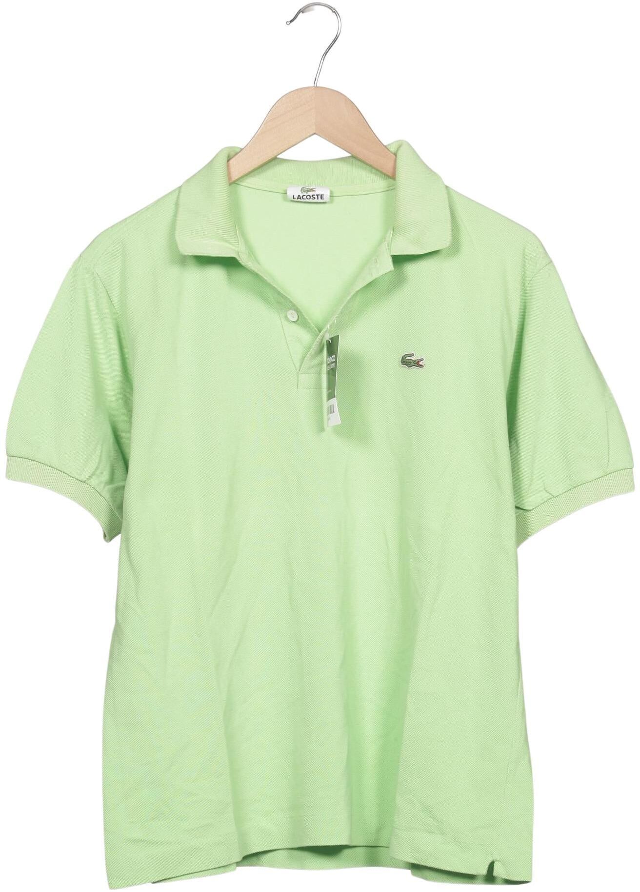 Lacoste Herren Poloshirt, Hellgrün, Gr. L (Lacoste 5), Baumwolle - Second Hand