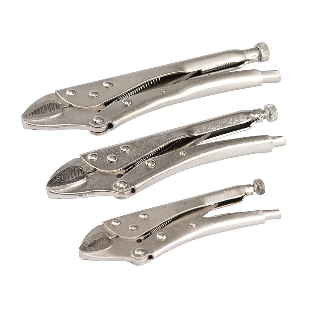 Silverline Gripzangen, set van 3 stuks