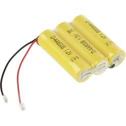 Mexcel Reihe F1x3 Akkupack 3x Mignon (AA) Stecker NiCd 3.6 V 800 mAh D-AA800B