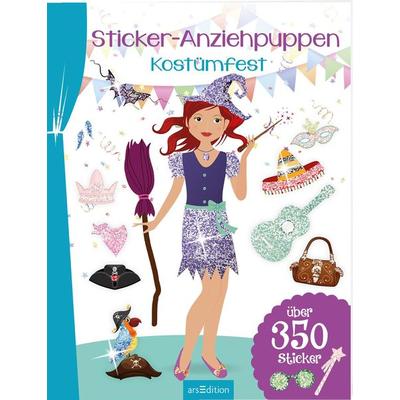 Sticker-Anziehpuppen – Kostümfest