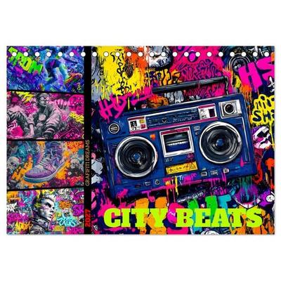 City Beats - Graffiti Dreams (Tischkalender 2027 DIN A5 quer), CALVENDO Monatskalender