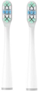 Inspired Deals Compatible Soft DuPont Electric Toothbrush Heads 2PCS Deep Clean Replacement white
